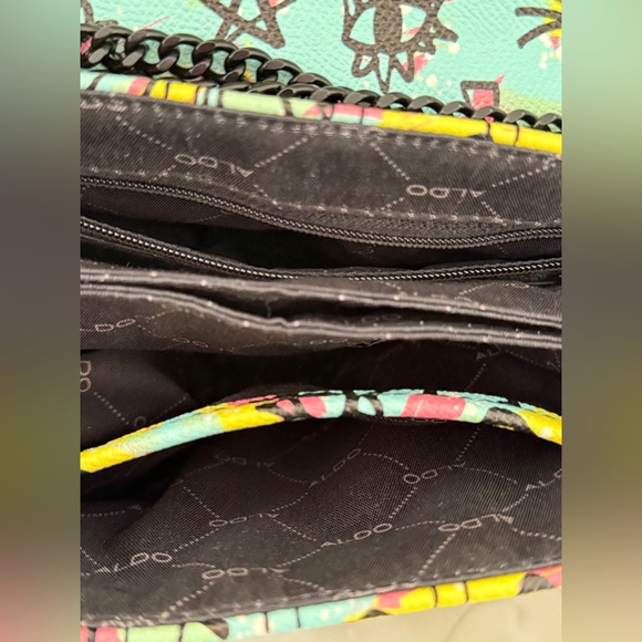 Aldo Margaux Scribble Graffiti Chain Bag - Picture 7 of 8